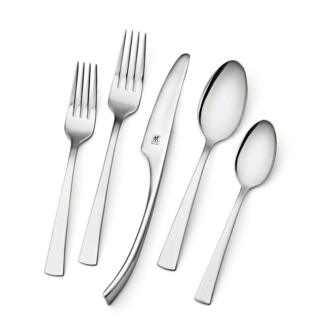 45-pc Flatware Set, 18/10 Stainless Steel, No-Color