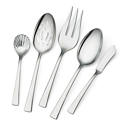 45-pc Flatware Set, 18/10 Stainless Steel, No-Color
