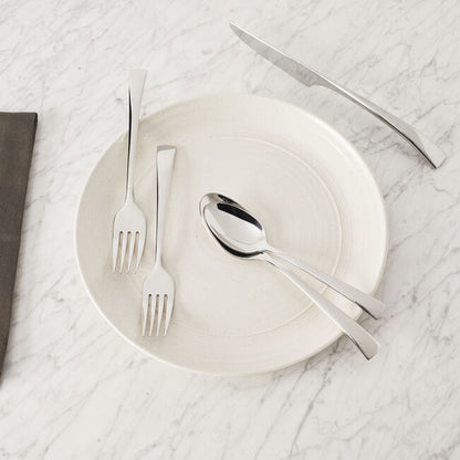 45-pc Flatware Set, 18/10 Stainless Steel, No-Color