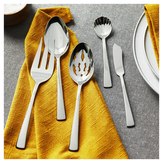 45-pc Flatware Set, 18/10 Stainless Steel, No-Color