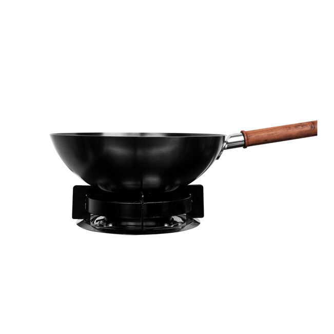 12-inch, Carbon Steel, Wok With Lid