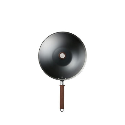12-inch, Carbon Steel, Wok With Lid