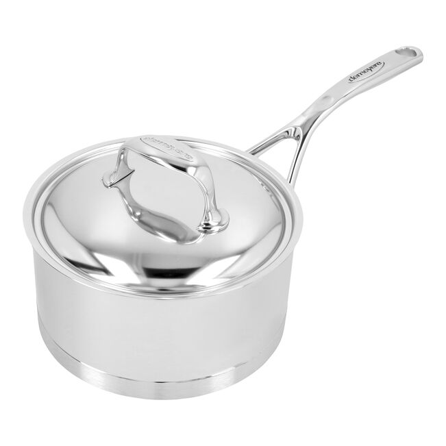 2.25 qt Sauce Pan With Lid, 18/10 Stainless Steel