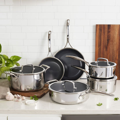 10-pc, Ceramic Hybrid Cookware Set